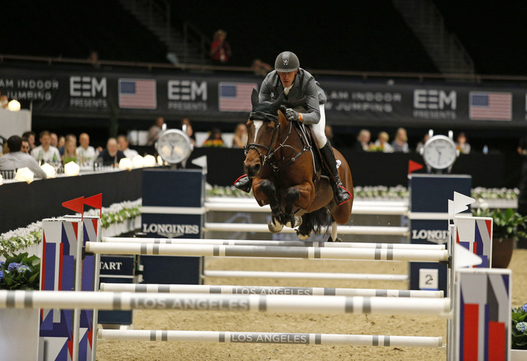 Kevin Staut with Elky van het Indihof HDC. Photo (c) Tiffany Van Halle for World of Showjumping.