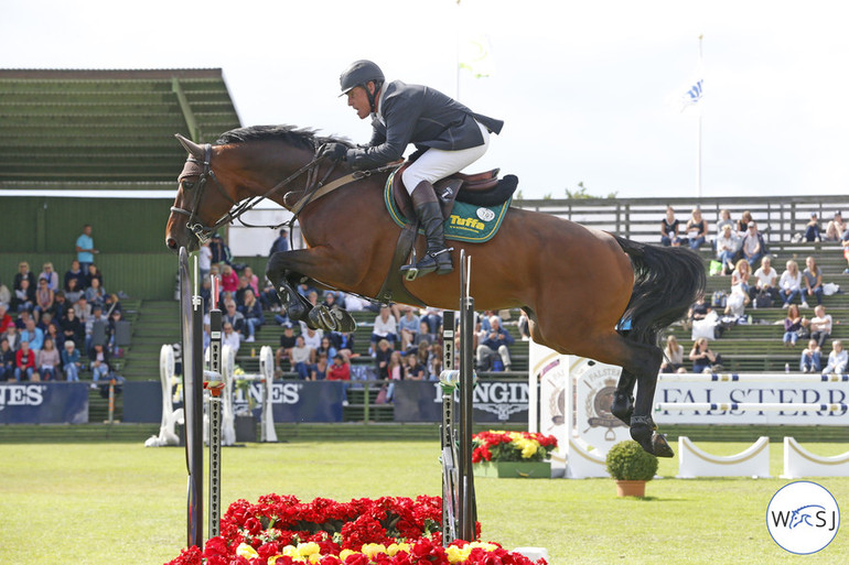 Tim Stockdale with Fleur de l'Aube. Photo (c) Jenny Abrahamsson.