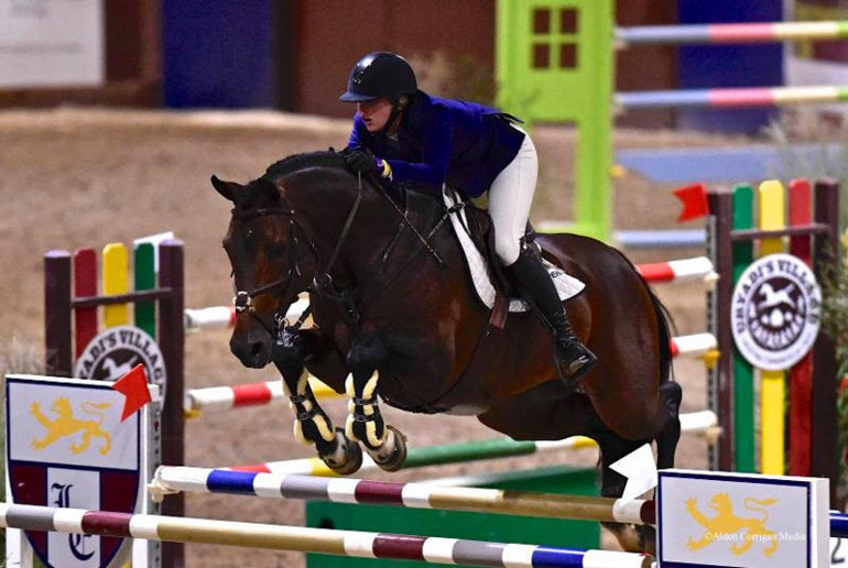 Audrey Coulter and Capital Colnardo won the Longines FEI World Cup in Sacramento. Photo (c) Alden Corrigan for West Palms Events.