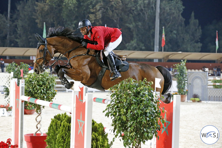 Ibrahim Bisharat - here riding Brown Sugar. Photo (c) Jenny Abrahamsson.