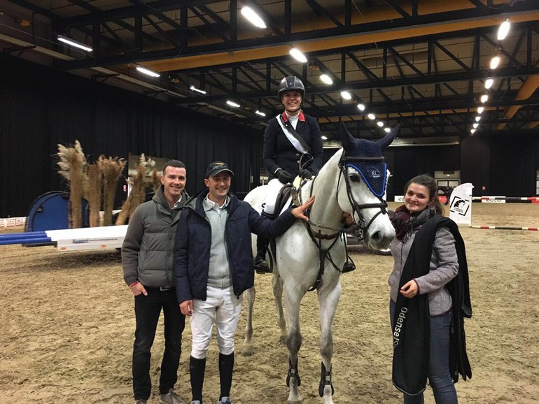 Marit Skollerud and Nicole after winning the CSI3* Grand Prix of Odense.