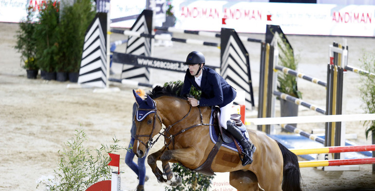 Pieter Devos won the CSI3* Grand Prix of Liege. Photo (c) Tiffany Van Halle.