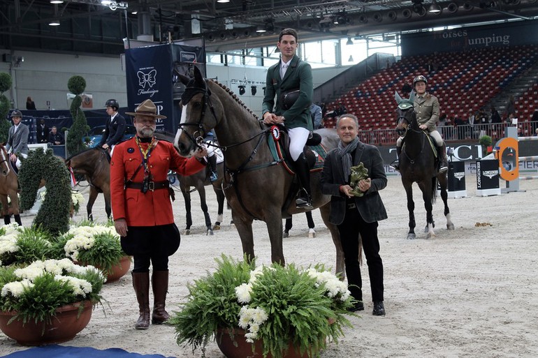 Steve Guerdat and Albführen's Happiness won the Franco Tucci Prize in Verona. Photo (c) Nanna Nieminen for World of Showjumping.