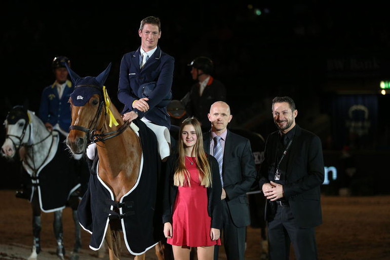 Daniel Deusser with Happiness van't Paradijs. Photo (c) Stuttgart German Masters.