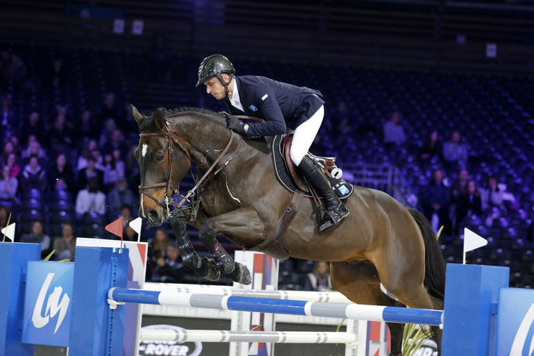 Julien Epaillard took the victory in the Absolu Trophy aboard Quatrin de la Roque LM. Photo (c) Tiffany Van Halle.