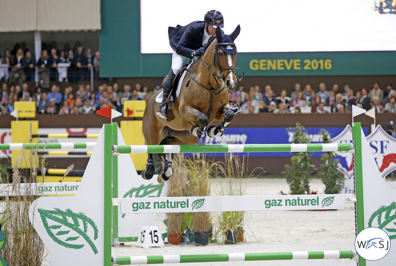 Eric Lamaze with Fine Lady 5. Photo (c) Jenny Abrahamsson.