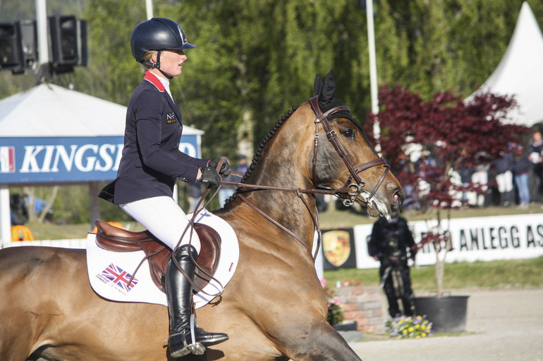 Cybell II and Jessica Dimmock, here seen during the Nations Cup in Drammen last week. Photo (c) Alice Bjerke. 