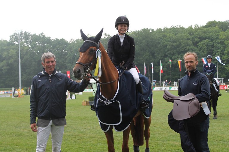 The winner in Riesenbeck, Chloe Reid and Sally 643. Photo by Nanna Nieminen for World of Showjumping