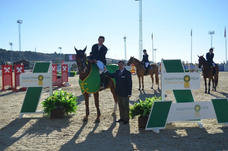 Guillaume Foutrier and and Valdocco des Caps . Photo provided by Costa del Sol Equestrian Tour. 