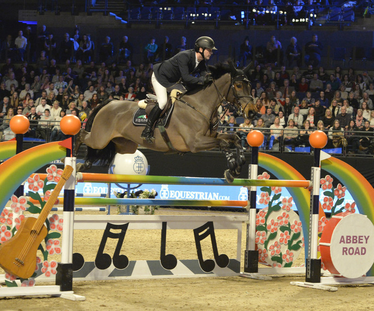 Billy Twomey and Diaghilev winning the final evening's Grand Prix for a second year running.