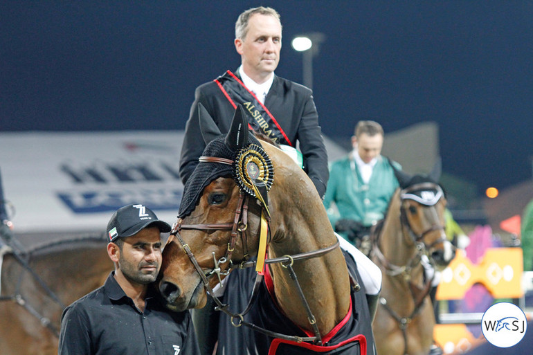 Shane Breen with Can Ya Makan in Abu Dhabi last year. Photo (c) Nanna Nieminen for World of Showjumping.