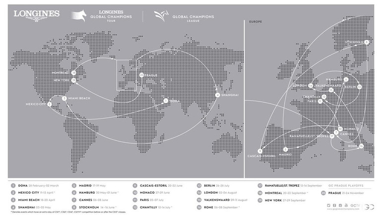 The official 2019 LGCT and GCL calendar