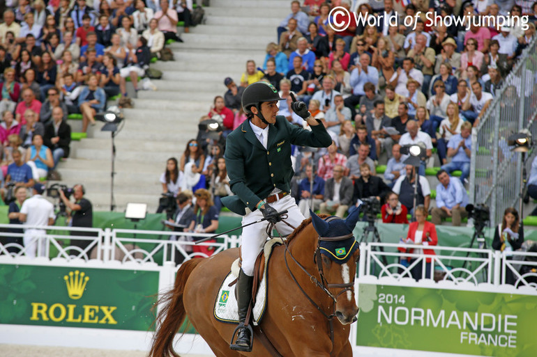 AD Clouwni with Marlon Zanotelli in the saddle. Photo (c) Jenny Abrahamsson.