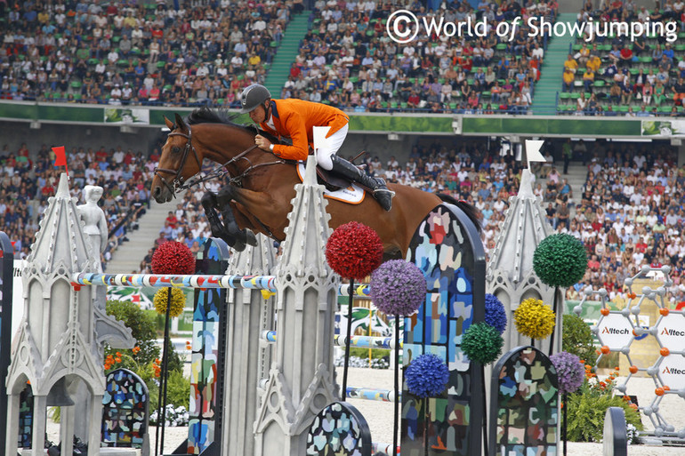 Jeroen Dubbeldam and Zenith SFN at the World Equestrian Games in Normandy. Photo (c) Jenny Abrahamsson.