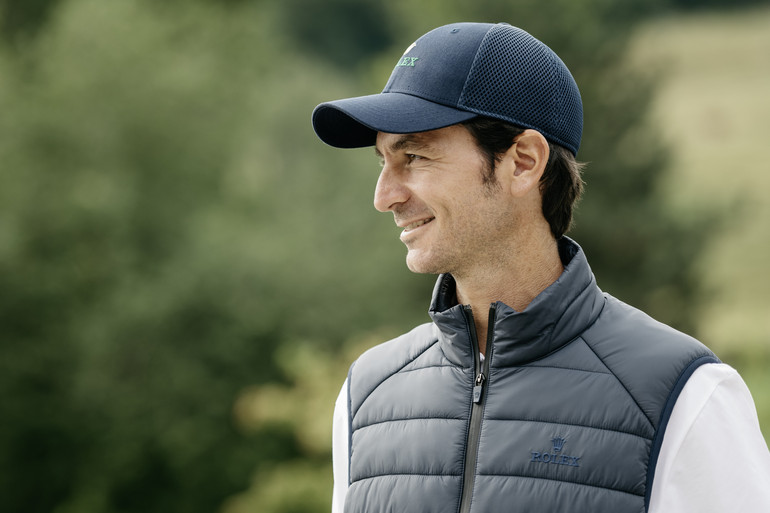 ROLEX TESTIMONEE STEVE GUERDAT AT HIS STABLES IN ELGG, SWITZERLAND