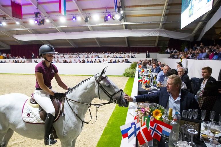 Naomi van het Keizershof was sold to Nick Skelton and Laura Kraut for € 445,000. 