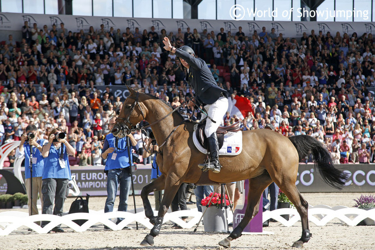 Roger Yves Bost with Castle Forbes Myrtille Paulois.