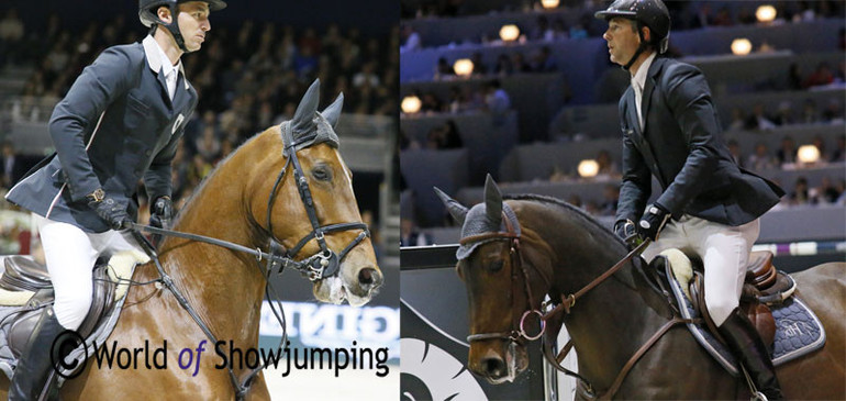 They share the lead in the Longines FEI World Cup Final: Steve Guerdat and Patrice Delaveau are both on a zero penalty World Cup score ahead of Monday's two final rounds. 