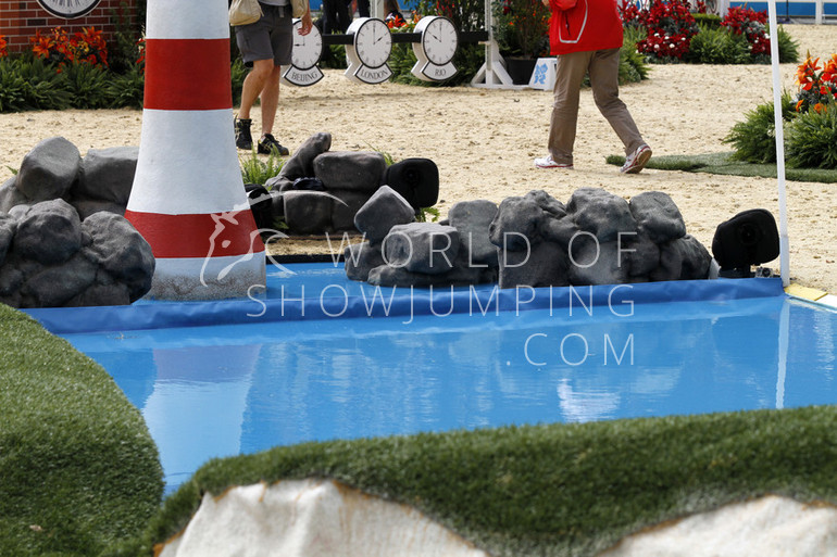 The open water looked stunning and was called White Cliffs Water Jump.