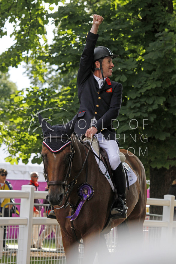 Scott Brash could very understandably not stop smiling!