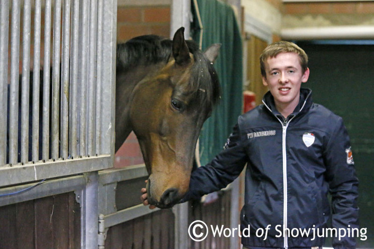 Bertram with Wild Thing L who he has had lots of success on. "She always gives her best," Betram says of the 11 year old mare. 