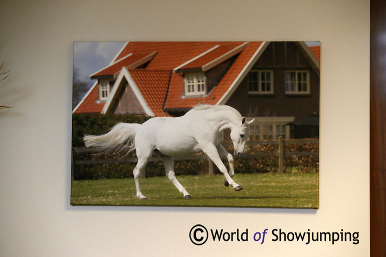 This beautiful photo of De Sjiem decorates a wall in Jeroen's office.