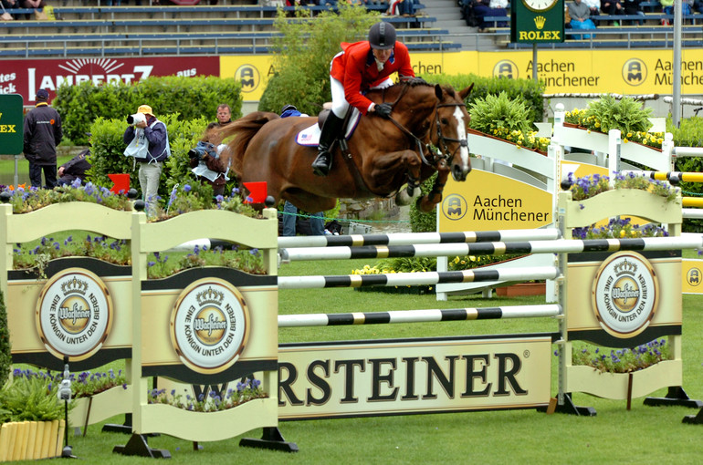 The world-famous Sapphire (Darco) with McLain Ward