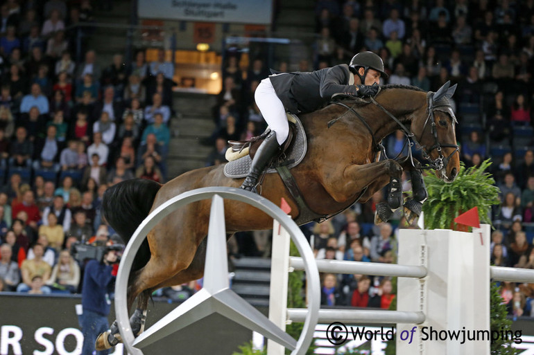 Steve Guerdat with Nino des Buissonnets. Photo (c) Jenny Abrahamsson.