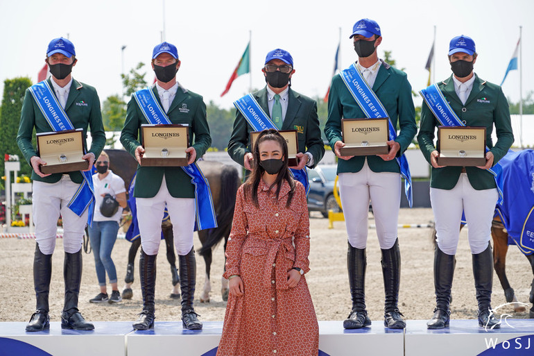 "We came here with a very strong team because of the new series. Peelbergen was the only qualifier we had left and I am very happy for the results. I would want to thank the owners and the support staff for making this possible," Irish chef d'equipe Michael Blake told World of Showjumping. Photo © World of Showjumping. 