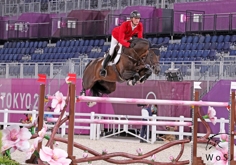 Maurice Tebbel and Don Diarado at the Olympic Games in Tokyo. Photo © Jenny Abrahamsson for World of Showjumping.