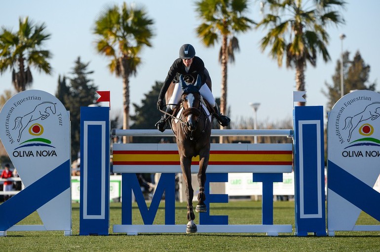 Angelica Augustsson won the two star Grand Prix at the MET on Voloma. Photo provided by Ashford Farm.