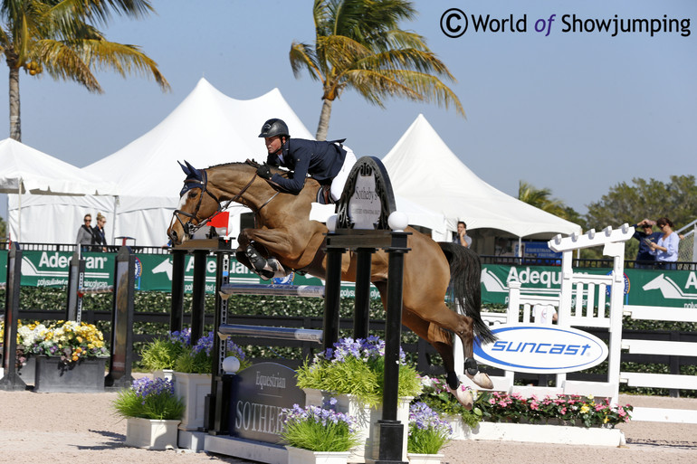 Valinski S is really a horse standing out. Today he ended 5th with Ben Maher in the saddle. Photo (c) Jenny Abrahamsson.