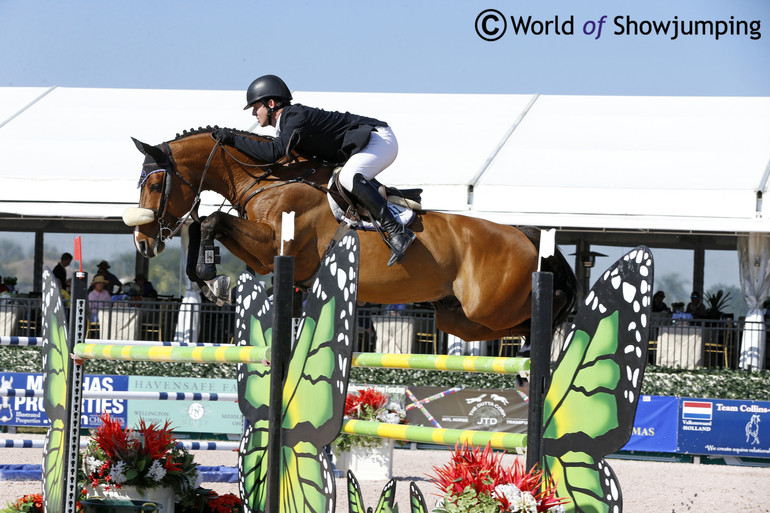 Shane Sweetnam with the well jumping Venturo. Photo (c) Jenny Abrahamsson.