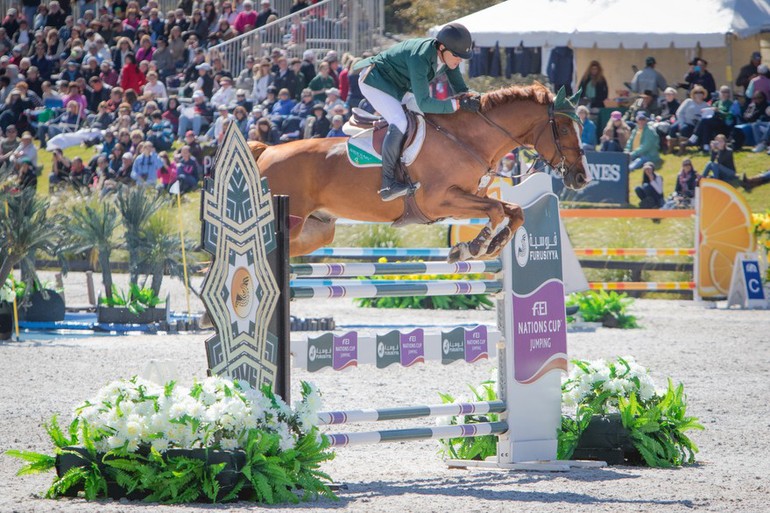 Conor Swail (IRL) and Grafton at the 2015 Furusiyya FEI Nations Cup in Ocala, Florida, USA. Pic Anthony Trollope