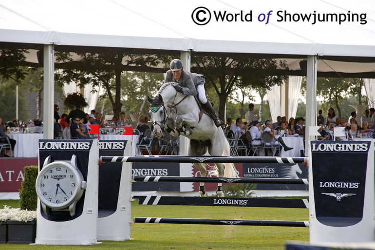 Colestus with Ludger Beerbaum in the saddle. Photo (c) Jenny Abrahamsson.