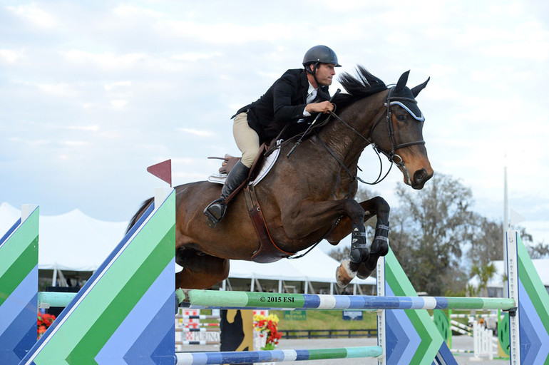 Kris Killam and Mandy Killam's Black Diamond win Thursday's $25,000 SmartPak Grand Prix at HITS Ocala. Photo (c) ESI Photography.