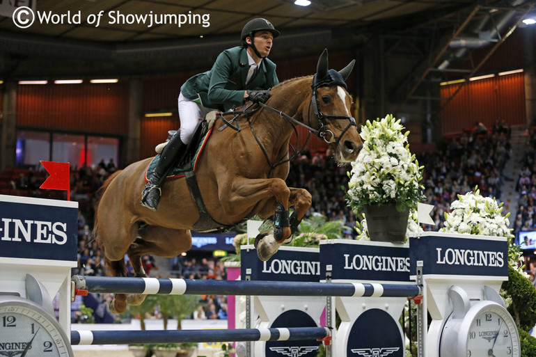 Steve Guerdat and Albführen's Paille. Photo (c) Jenny Abrahamsson.