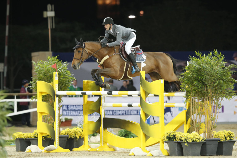 Kevin STAUT Quismy des Vaux HDC 1st Place Class 10 CSI 5*1m50 ©CHI AL SHAQAB 2015/GRASSO