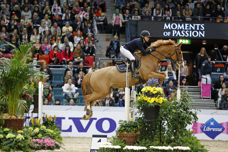 Evelina Tovek with Oz de Breve. Photo © World of Showjumping by Jenny Abrahamsson.