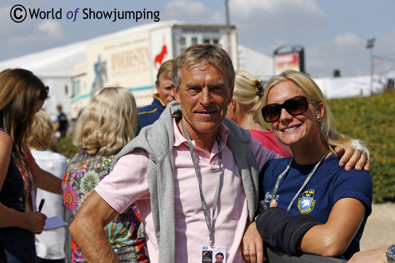 Henk Nooren and Angelica Augustsson at the Europeans in Herning. Photo (c) Jenny Abrahamsson.