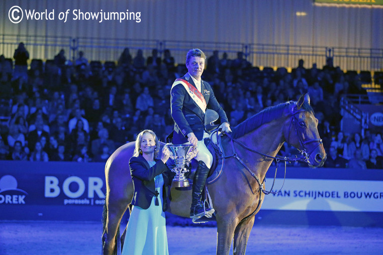 Jeroen Dubbeldam was honored at Rider of the Year. Photo (c) Jenny Abrahamsson.