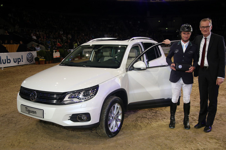 Denis Lynch has had an amazing weekend in Brauschweig and concluded it with winning a Volkswagen Tiguan. Photo (c) Jürgen Stroscher/Comtainment.