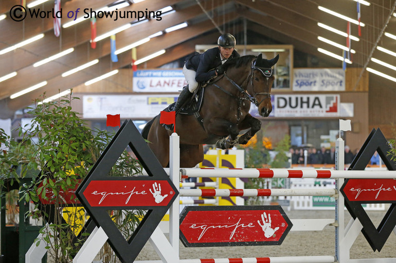 Bastian Freese won the Grand Prix riding Dindina De Jucaso. All photos (c) Jenny Abrahamsson.