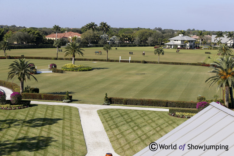 The view from the top of the stable!