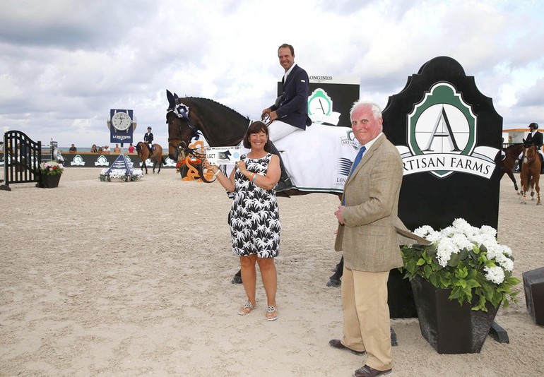 Hardin Towell won Thursday's biggest class at Miami Beach. Photo (c) Stefano Grasso/LGCT.