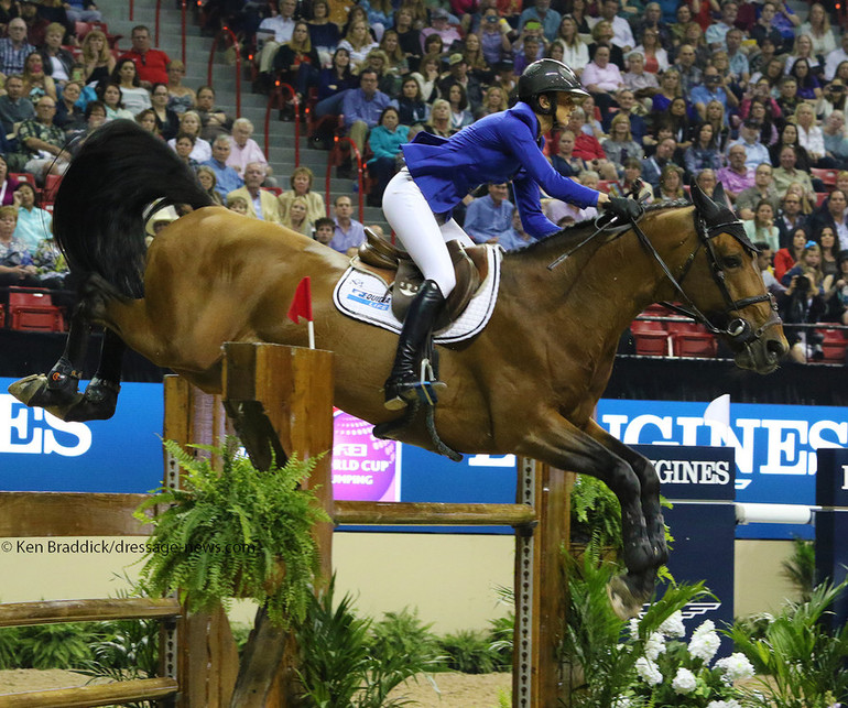 Penelope Leprevost and Vagabond de la Pomme. Photo (c) Ken Braddick/dressage-news.com.