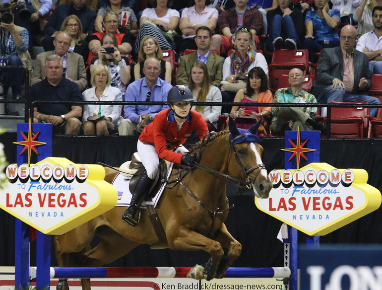 Lucy Davis and Barron. Photo (c) Ken Braddick/dressage-news.com.