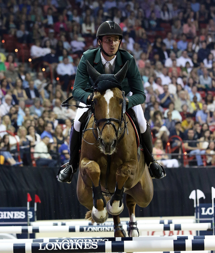 Olympic champion, Switzerland's Steve Guerdat, won the 37th Longines FEI World Cup Final 2015 in Las Vegas, USA on Sunday after being Vice Champion twice. His winning partner was Albfuehren's Paille.