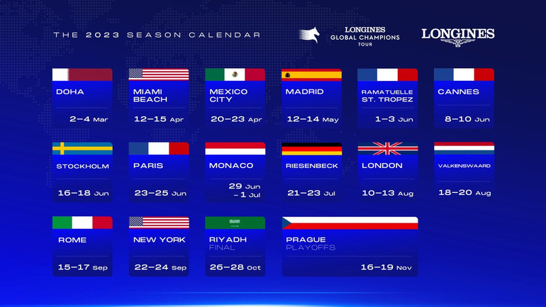 longines global champions tour schedule