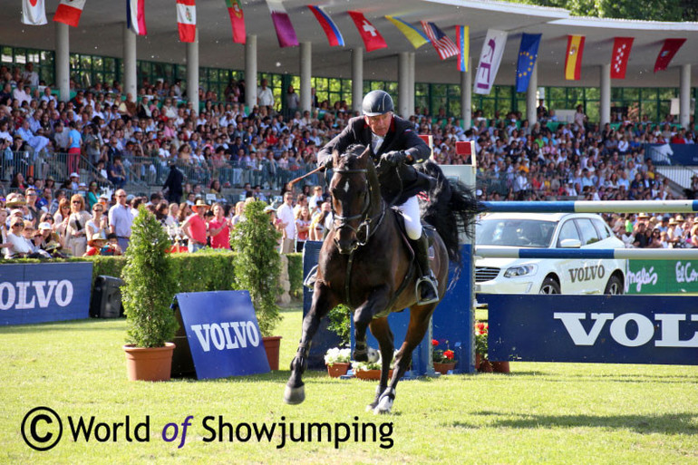 John Whitaker and Argento return to Madrid. Photo (c) World of Showjumping.